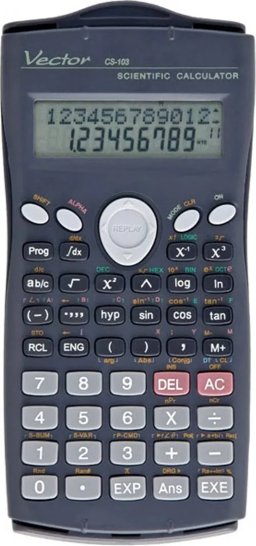 Kalkulator shkencor Vector KAV CS-103, 279 funksione, i zi - 1
