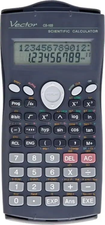 Kalkulator shkencor Vector KAV CS-103, 279 funksione, i zi