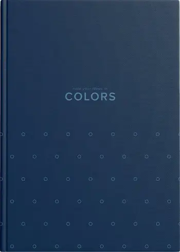 Fletore Top 2000 Notebook Colors, A5, 192 faqe, blu