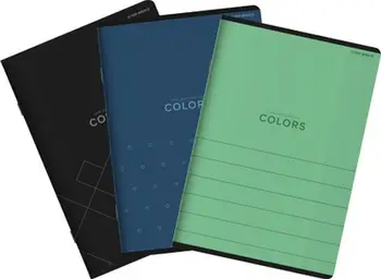 Bllok shënimesh Top 2000 Notebook A4, 60 fletë me katrorë, set 5 copë, ngjyra të ndryshme