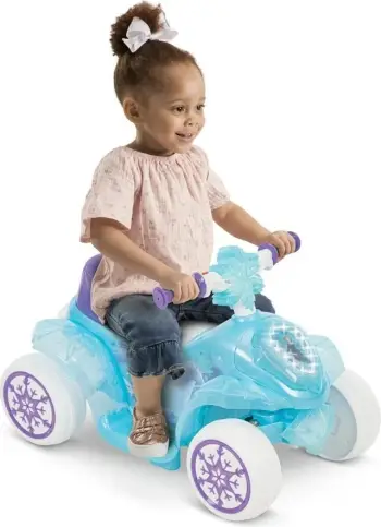Quad elektrik për fëmijë Huffy Frozen 19035W, 7.2V, shumëngjyrësh