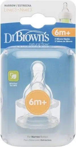 Memë Dr Brown's Pacifier, 6 muaj+, 2 copë