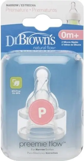 Memë qetësuese Dr Browns Preemie, 0m+, 2 copë