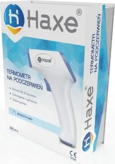 Termometër infra të kuqe Haxe HW-2, i bardhë - 3