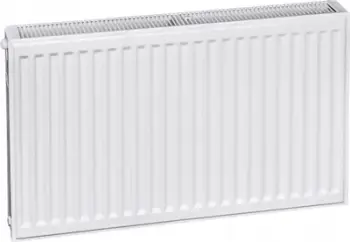 Radiator çeliku Caradon Termoteknik V22 600/1100, 1839W, me valvul termostatike, i bardhë