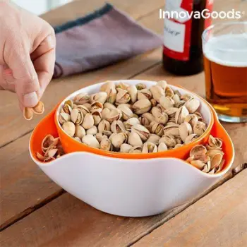 Set tasash meze InnovaGoods 2 në 1, 2 copë, plastikë pa BPA, shumëngjyrësh