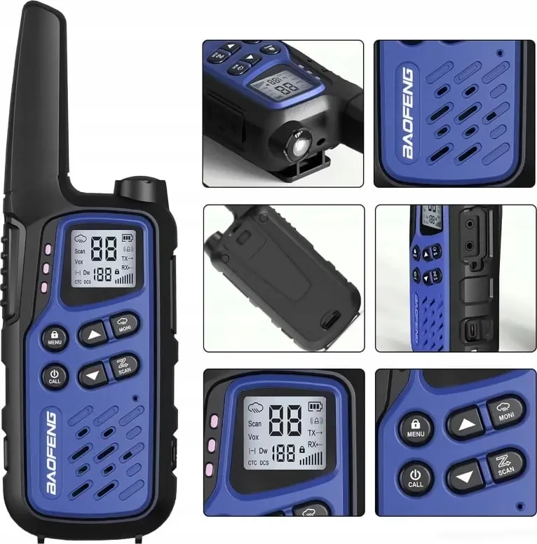 Walkie-Talkie Baofeng BF-T25E Blu - 9