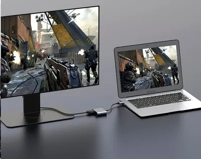 Adapter USB C Inca ITPC 06TX, 4 në 1, HDMI VGA USB 3.0, 4K, gri - 3