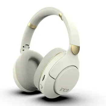Kufje Bluetooth Inca IBK-503B, mono, Bluetooth 5.3, USB C, të bardha