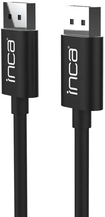 Kabllo video Inca IDPD-20, DisplayPort në DisplayPort, 2m, 4K 60Hz, i zi