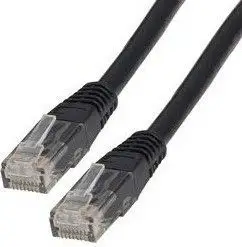 Kabllo rrjeti Lynx CS Patchcord, Cat5E, UTP, 0.25m, e zezë