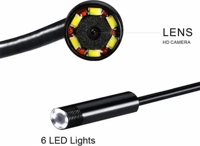 Kamerë inspektuese Xrec Endoscope, USB, kabllo e ngurtë 1.5 m, e zezë - 5