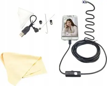 Kamerë inspektuese Xrec Endoscope, USB, kabllo e ngurtë 1.5 m, e zezë