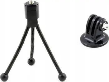Tripod fleksibil Xrec Mini, për GoPro dhe SJCAM, tavoline, i zi