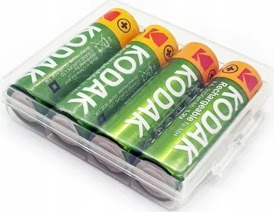 Kuti mbrojtëse baterish Xrec Battery Box, për 4x AA R6, transparente - 4