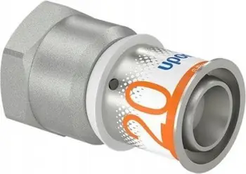 Fiting tubash Uponor S-Press Plus, fileto e brendshme 20 Rp 3/4, bronz