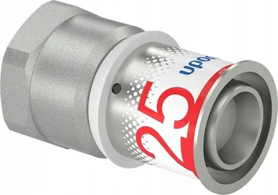 Fiting shtypës Uponor S-Press PLUS, filetë e brendshme 25-Rp3/4", bronz - 1