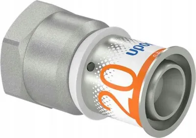 Fiting presimi Uponor S-Press PLUS, filetë e brendshme 20mm Rp1/2", bronz - 1