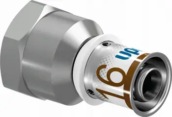 Fiting shtypës Uponor S Press PLUS, me filetë të brendshme 25 Rp1, bronz