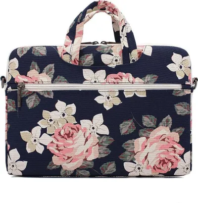 Çantë laptopi Canvaslife Briefcase 15-16", blu/rozë - 2