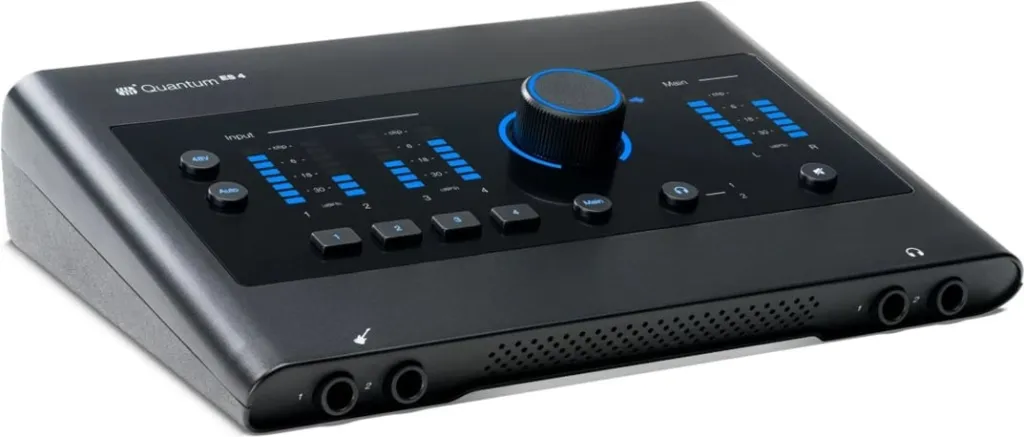 Audio interface PreSonus Quantum ES 4, USB-C, e zezë - 3
