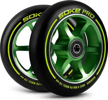 Rrota trotineti Soke Scooter Wheels 110 mm, set 2 copë, jeshile