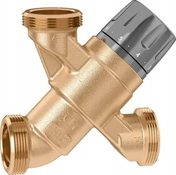 Valvul termostatike miksuese Caleffi 521, 1" M, 20÷43°C, bronz
