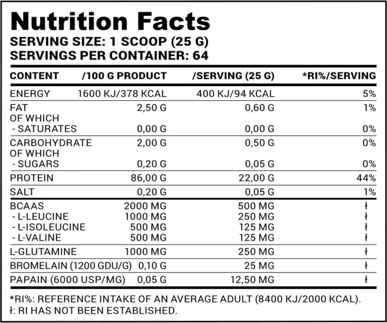 LA ISO Whey 1600 g - 2