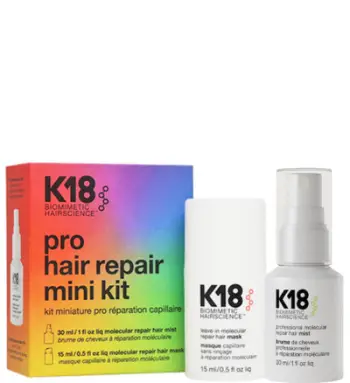 Mini set për riparimin e flokëve K18 Pro, sprej riparues 30ml + maskë riparuese 15ml