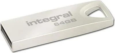 Pendrive USB Pendrive Integral Metal Arc, 64 GB, i bardhë - 1