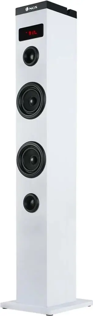 Boks kullë NGS Sky Charm Bluetooth USB RadioFM AUX 50W Bardhë