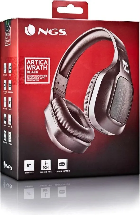 Kufje Bluetooth NGS Artica Wrath, e zezë - 11