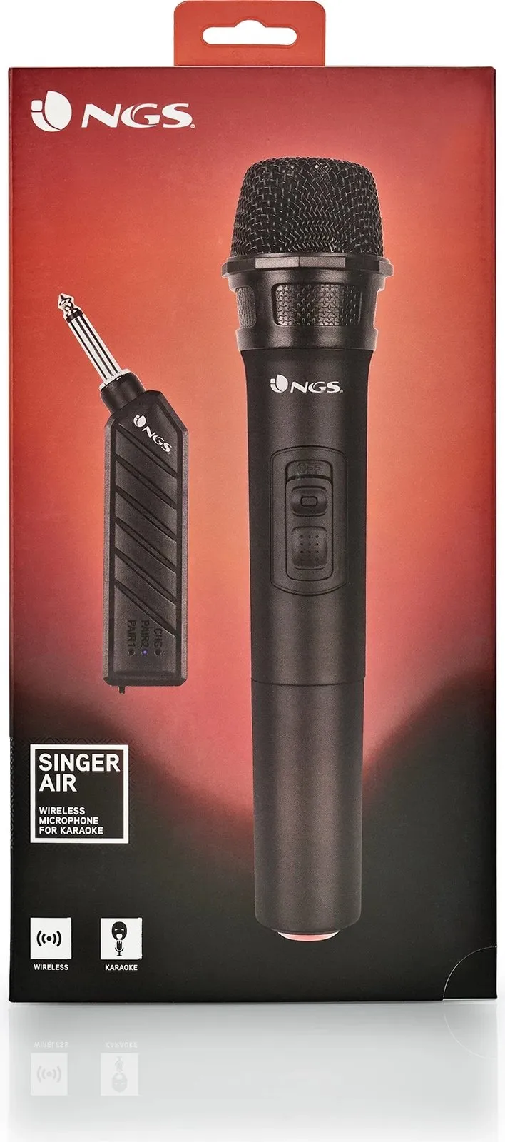 Mikrofon pa tela NGS Singer Air, i zi - 5