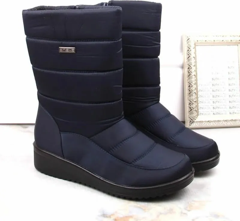 Çizme për femra NEWS, blu marine - 3