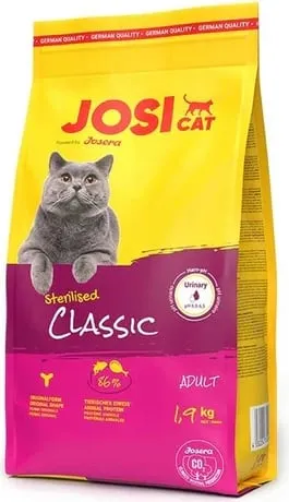 Ushqim i thatë për mace Josicat Sterilized Classic, 1.9 kg - 1