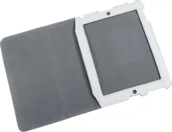 Mbrojtëse lëkure për tablet Quer, për Apple iPad 3, e bardhë