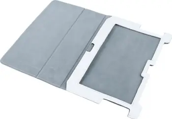 Këllëf tablet Quer për Samsung Galaxy Tab P5100, lëkurë natyrale, i bardhë