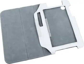 Mbulesë tablet Quer për Samsung Galaxy Tab P3100, lëkurë eco, e bardhë
