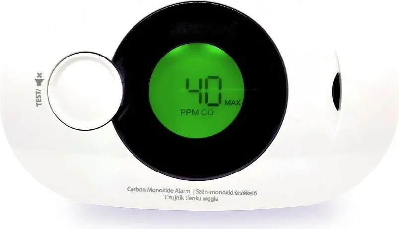 Detektor monoksidi karboni FireAngel FA3322, ekran LCD, bateri 10 vite, i bardhë - 8