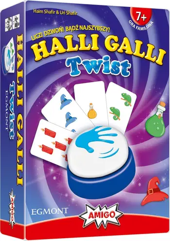 Lojë shoqërore Egmont Halli Galli Twist, versione polonisht