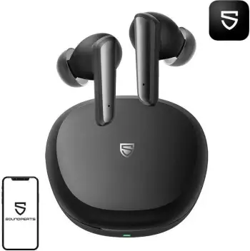 Kufje TWS Soundpeats Life Lite, Bluetooth 5.3, mikrofon, Gamer Mode, të zeza