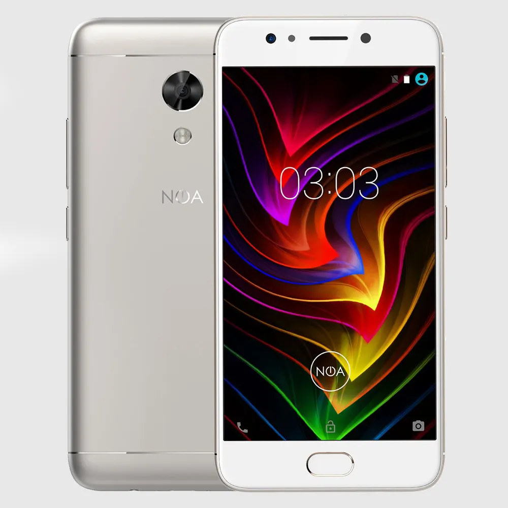 Celular smartNoa N2, 5", 3GB/32GB, i argjendtë - 1