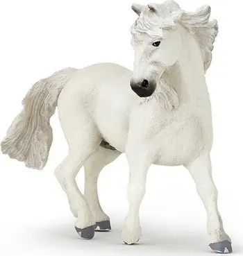 Figurë lodër Papo Camargue Horse, plastike, e bardhë