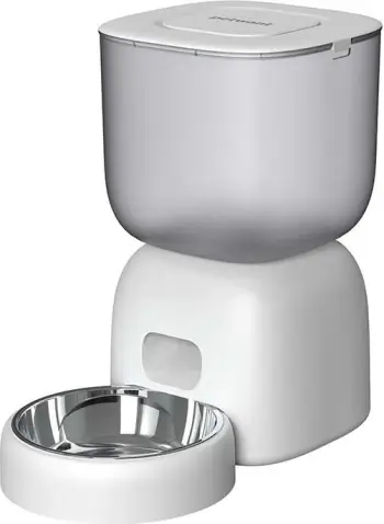 Shpërndarës ushqimi për kafshë Petwant F14L, 3L, i bardhë
