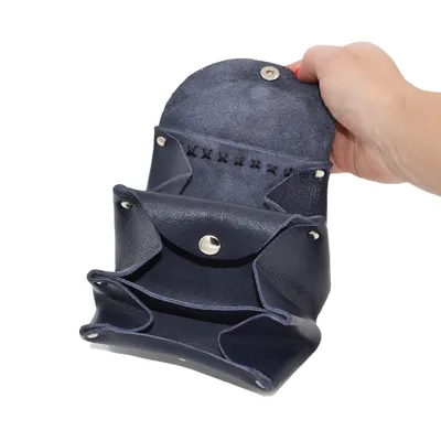 Kuletë e vogël FD Leather, e kaltërt - 2