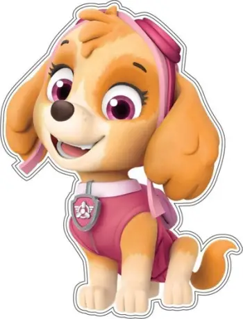 Dekorim muri Nickelodeon Paw Patrol - Skye