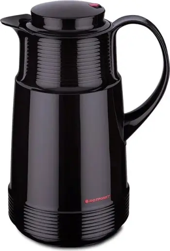 Termos ROTPUNKT, 1.0 l, ngjyrë ristretto (e zezë)