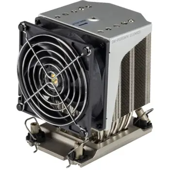 Ftohës ajri Supermicro SNK-P0080AP4, 9.2 cm, 5000 RPM, 43 dB, i zi, çelik inox