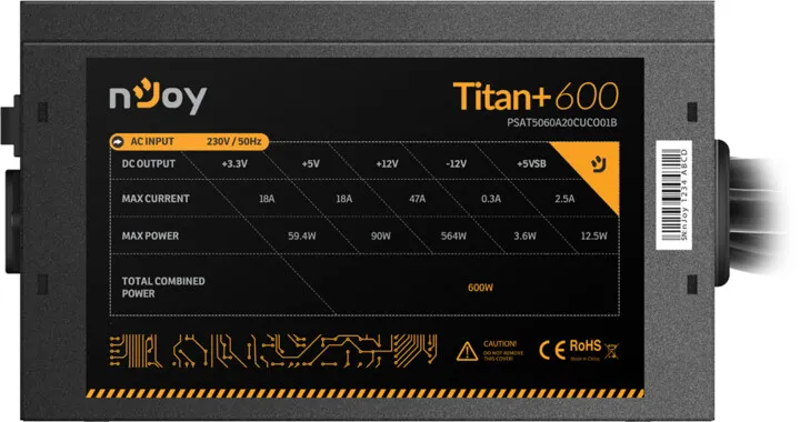 Burim energjie nJoy Titan+ 600 - 600W - 5