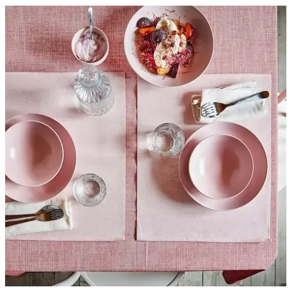 IKEA FARGKLAR Pjata set 4c 23cm / rozë - 3